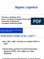 Lean Six Sigma Logistics Strategic Devel