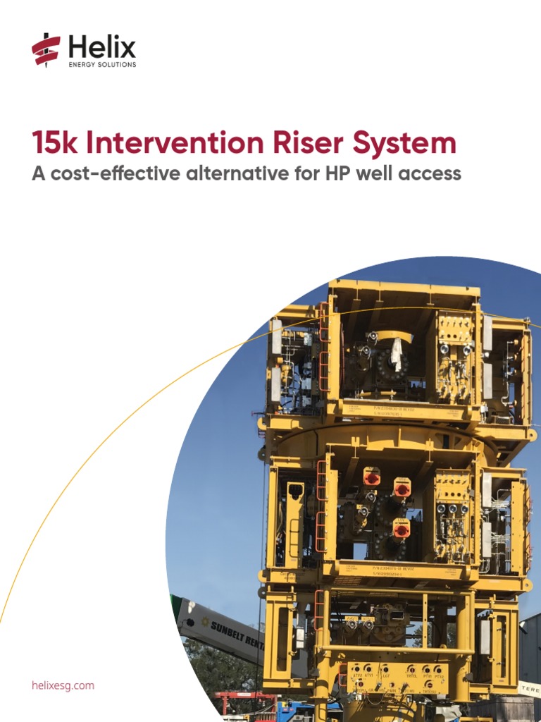 15k Intervention Riser System Overview | PDF | Subsea (Technology ...