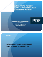 Tnggungjawab Dan Integritas Peneliti - 24102016