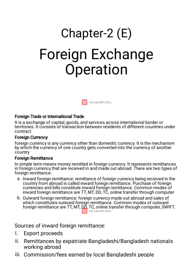 Foreign exchange note PDF Letter Of Credit Libor