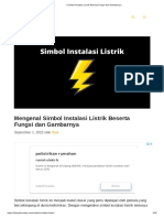 Simbol Instalasi Listrik Beserta Fungsi Dan Gambarnya