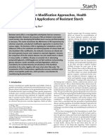 Recent Advances in Modification Approaches, Health Benefits, and Food Applications of Resistant Starch