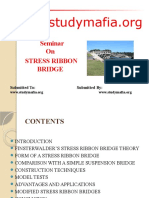 Civil Stressed Ribbon Bridge