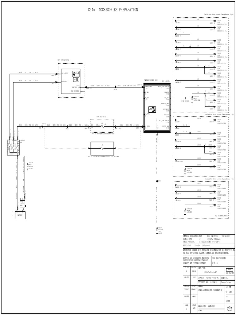Focus MK3 Schemat Hak | PDF | Vehicle Operation | Emergency Services