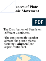 Evidences of Plate Tectonic Movement Autosaved