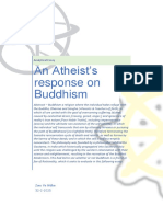 An Atheist's Response On Buddhism ESSAY1