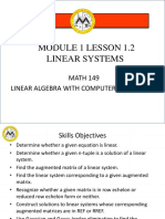 m1 l1.2 - Linear Systems