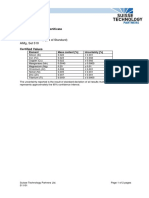 Reference Material Certificate: Aluminium Base (Type of Standard) Almg, Set 510