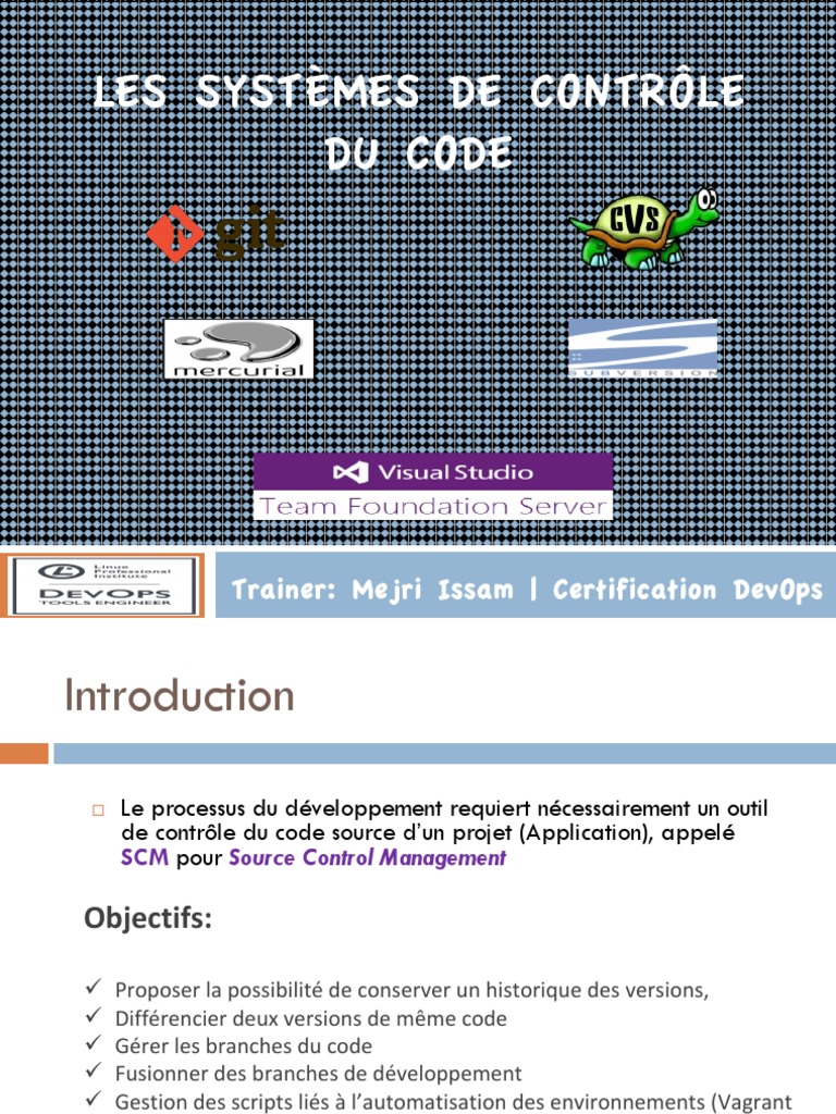 Gestion du Code Source avec SCM et Git | PDF | Application | Ingénierie ...