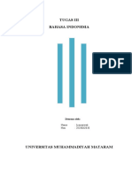 TUGAS III BAHASA INDONESIA