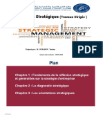 Management Stratégique: (Travaux Dirigés)