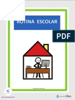 Prancha Comunicação Alternativa Rotina Escolar TEA