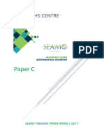 Seamo Training Paper (P-C) Set 7 - Q
