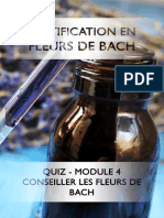 Module 4 Quiz Conseiller en Fleurs de Bach