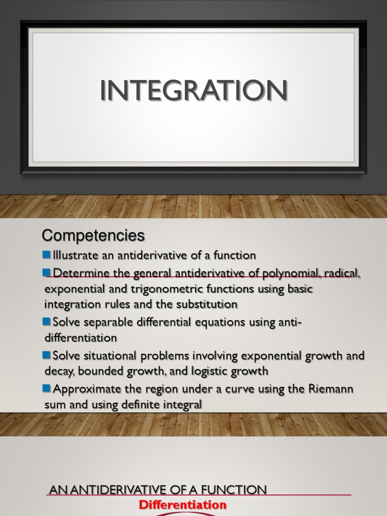 Antiderivatives and Basic Integration | PDF | Integral | Derivative