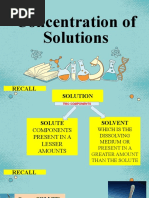 Quarter 1 Module 7 - Concentration of Solutions