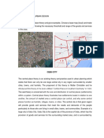 Central Place Theory and Urban Design Examples