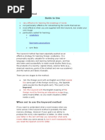 Memory-Keyword Method