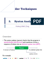 3 Syntaxanalysis