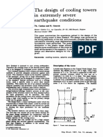 The Design of Cooling Towers in Extremely Severe Earthquake Conditions