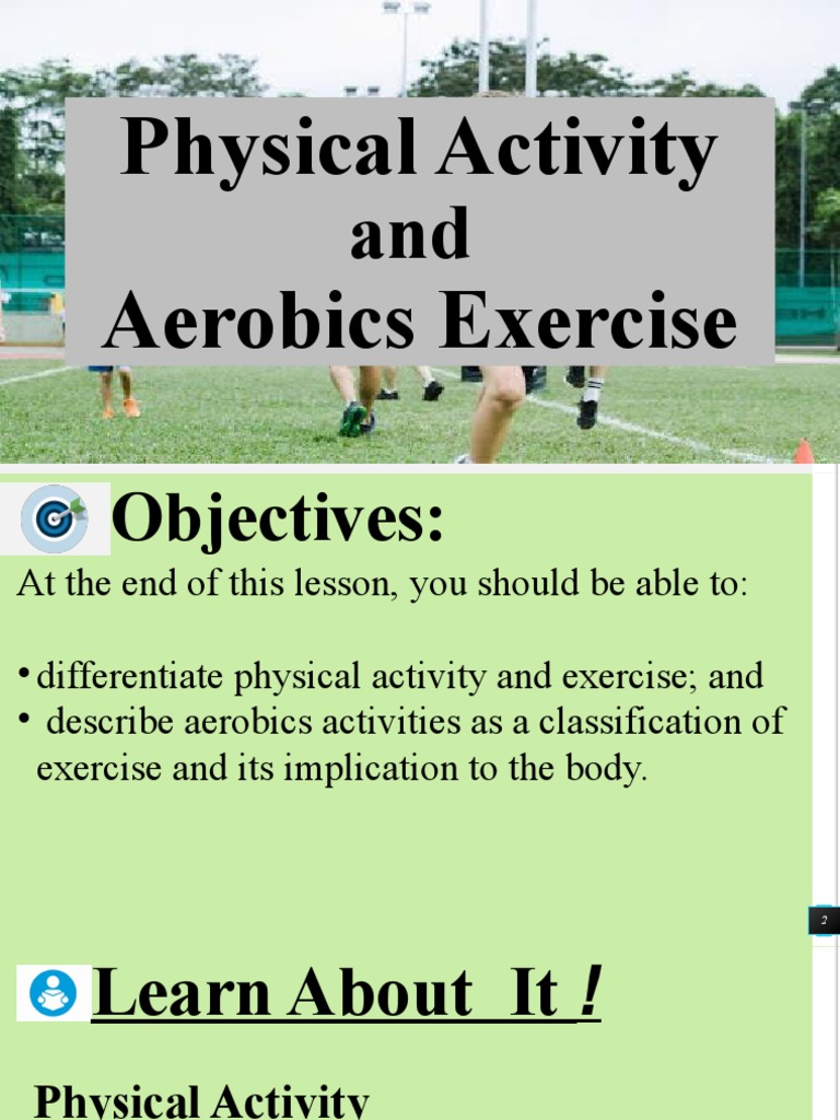 1 Physical Activity and Aerobic Exercise PDF