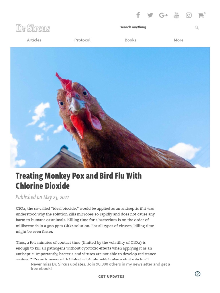 Treating Monkey Pox and Bird Flu With Chlorine Dioxide PDF