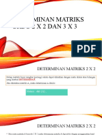 Determinan Matriks Ordo 2 X 2 Dan 3 X 3 XI IPS 2