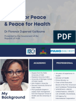 Candidate for Director Pan American Health Organization