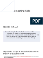 CH Competing Risks CM2 - IFOA - Sept 2021