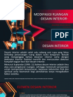 MODIFIKASI RUANGAN (Rancangan Desain Interior)