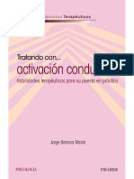 Barraca (2020) Tratando Con Activación Conductual