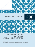 Perkembangan Software