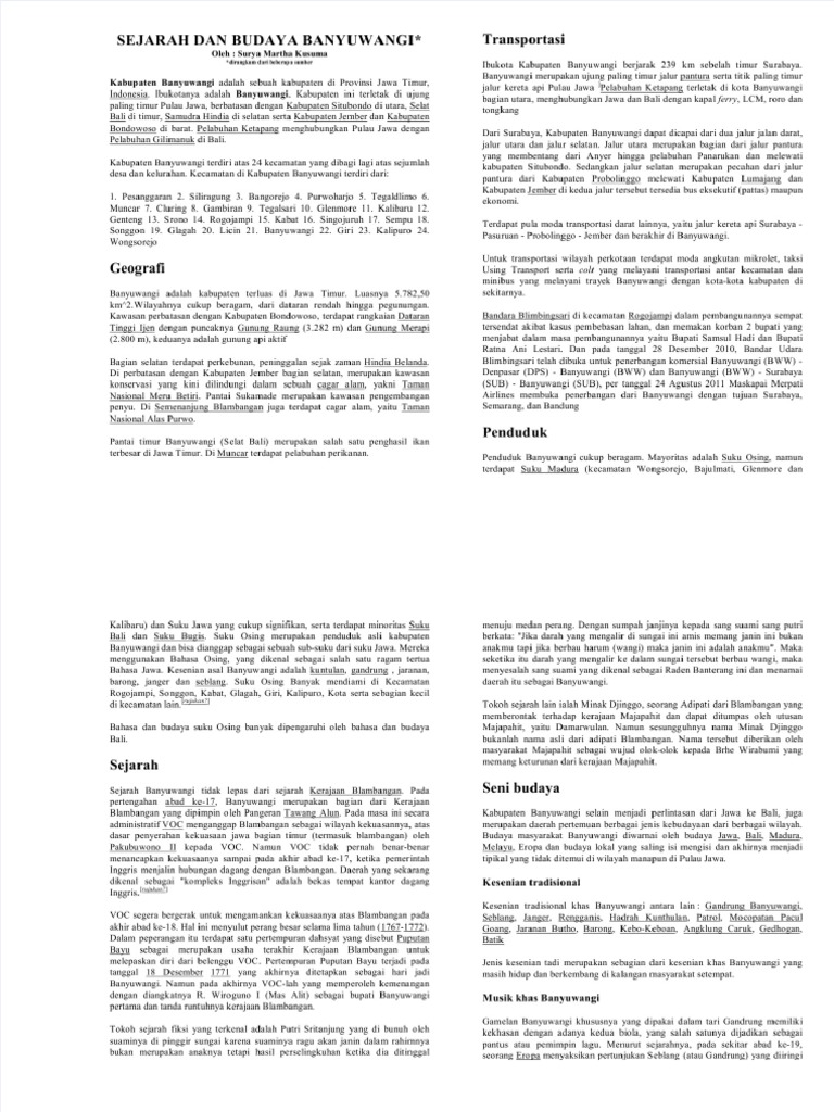 Ra Hamid Apresiasi Konsistensi Banyuwangi Menggabungkan Budaya dan Wisata