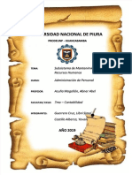 PDF Subsistema de Mantenimiento de Recursos Humanos DD