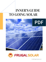 Beginners Guide to Going Solar