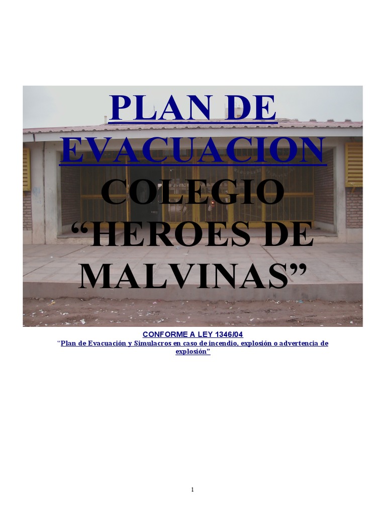 Plan de Evacuacion | PDF | Emergencia | Planificación