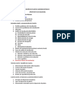 Esquema de Diseño de Plantas Agroindustriales