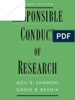 Responsible Conduct of Research, 4th Edition