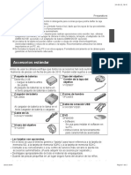 Accesorios Estándar - Panasonic Lumix DMC-FZ300 Manual
