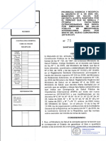 Decreto #75-2022 Subsecretaria de Salud Publica