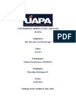 Tarea 4 Introduccion A La Psicoterapia