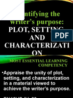 Plot, Setting Characterization Cls