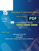 Business Communication 15