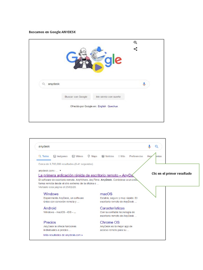 Manual Instalacion Anydesk PDF