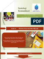 Review Buku Sosiologi Komunikasi (Pror. Dr. H. M. Burhan Bungin, S.Sos., M.si.) - BAB 11 PENELITIAN KOMUNIKASI - SRI SUNDARI