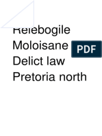 Delict Law