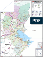 Mapa de Infraestructura de Transporte de Puno