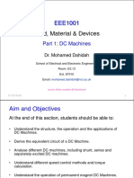 EEE1001 Part 1: DC Machines