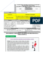 Actividad de La Experiencia de Aprendizaje 6 de 2do Semana 2 2022.