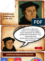 Jogo Das Pistas Reforma Protestante.